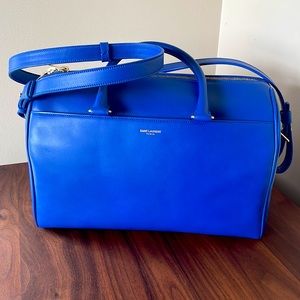 Saint Laurent Duffle in cobalt blue-almost perfection